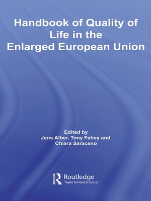 cover image of Handbook of Quality of Life in the Enlarged European Union
